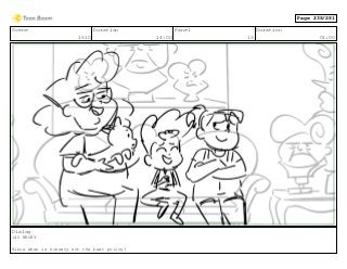 Scene
1610
Duration
14:00
Panel
13
Duration
01:00
Dialog
145 BECKY
Since when is honesty not the best policy?
Page 238/281
 