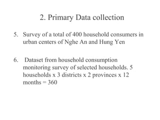 Reducing disease risks and improving food safety in smallholder pig value chains in Vietnam - Value chain assessment