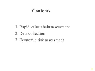 Reducing disease risks and improving food safety in smallholder pig value chains in Vietnam - Value chain assessment