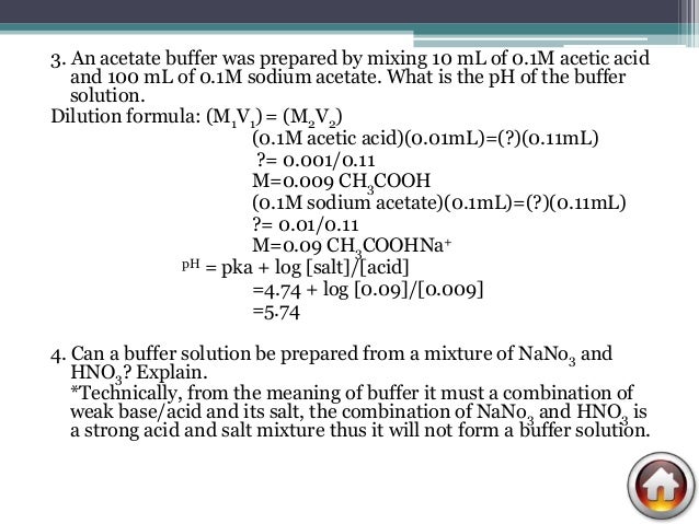 ph buffered solution