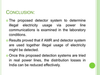 Remote Control of Power Thefting Using Power Line Communication Systems ...