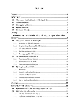 MỤC LỤC
Chƣơng 1.............................................................................................................