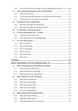 3.2.3. Các mục tiêu đối với môi trường, xã hội và cộng đồng của Công ty:................24
3.3. Lĩnh vực hoạt động kinh do...