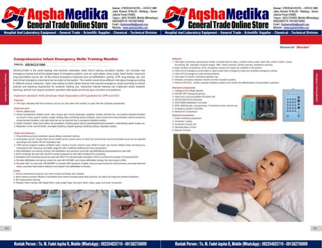 Phantom Alat Peraga Kesehatan General Doctor Product Catalog 2017-2018 – Hal.19