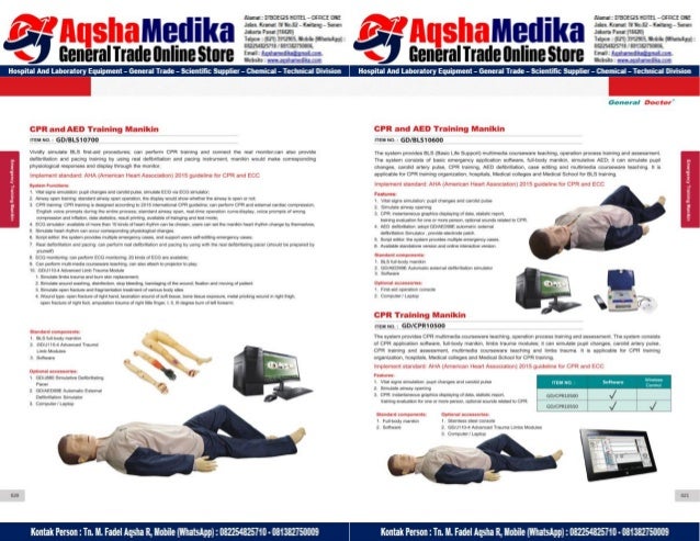 Phantom Alat Peraga Kesehatan General Doctor Product Catalog 2017-2018 – Hal.24