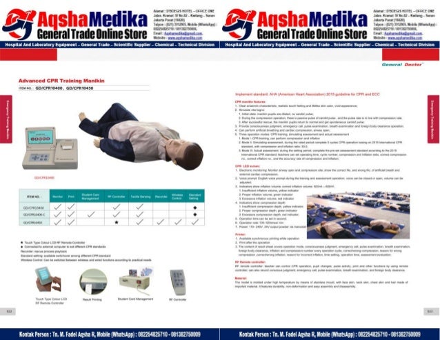 Phantom Alat Peraga Kesehatan General Doctor Product Catalog 2017-2018 – Hal.25