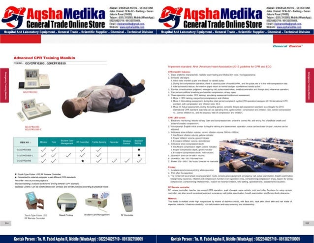 Phantom Alat Peraga Kesehatan General Doctor Product Catalog 2017-2018 – Hal.26