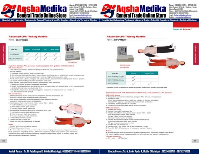 Phantom Alat Peraga Kesehatan General Doctor Product Catalog 2017-2018 – Hal.28