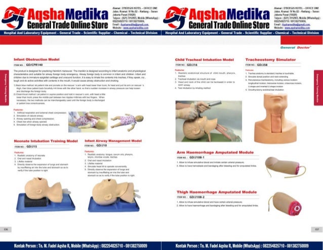 Phantom Alat Peraga Kesehatan General Doctor Product Catalog 2017-2018 – Hal.32
