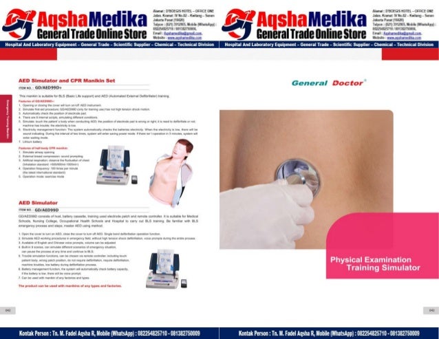 Phantom Alat Peraga Kesehatan General Doctor Product Catalog 2017-2018 – Hal.35