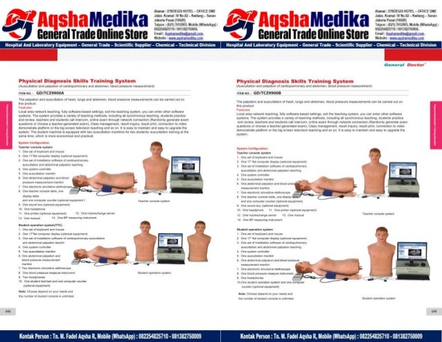 Phantom Alat Peraga Kesehatan General Doctor Product Catalog 2017-2018 – Hal.38