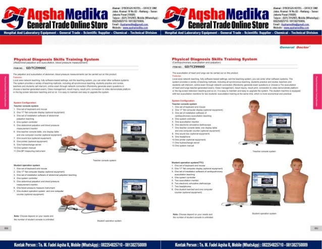 Phantom Alat Peraga Kesehatan General Doctor Product Catalog 2017-2018 – Hal.39