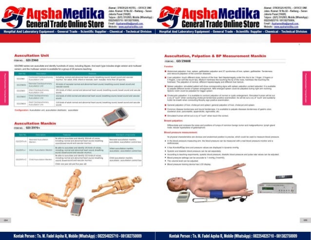 Phantom Alat Peraga Kesehatan General Doctor Product Catalog 2017-2018 – Hal.41