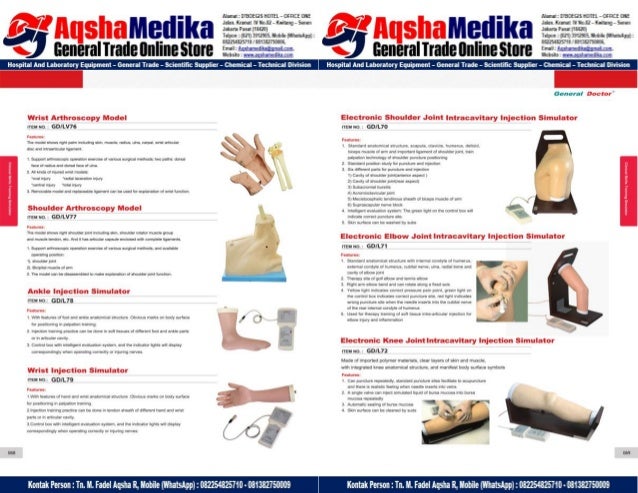 Phantom Alat Peraga Kesehatan General Doctor Product Catalog 2017-2018 – Hal.48