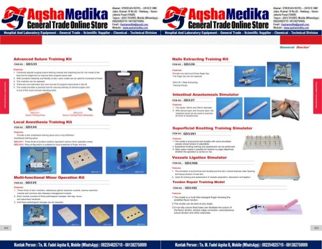 Phantom Alat Peraga Kesehatan General Doctor Product Catalog 2017-2018 – Hal.50