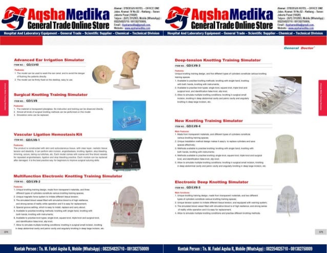 Phantom Alat Peraga Kesehatan General Doctor Product Catalog 2017-2018 – Hal.51