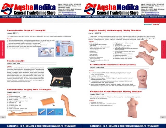 Phantom Alat Peraga Kesehatan General Doctor Product Catalog 2017-2018 – Hal.52