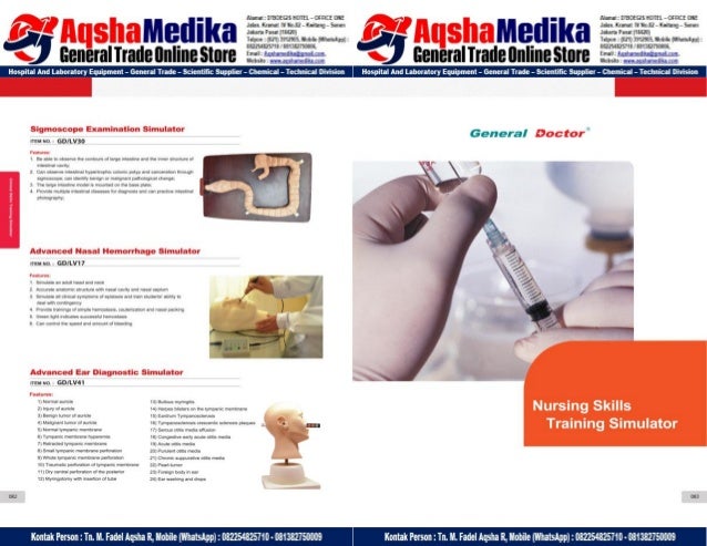 Phantom Alat Peraga Kesehatan General Doctor Product Catalog 2017-2018 – Hal.55