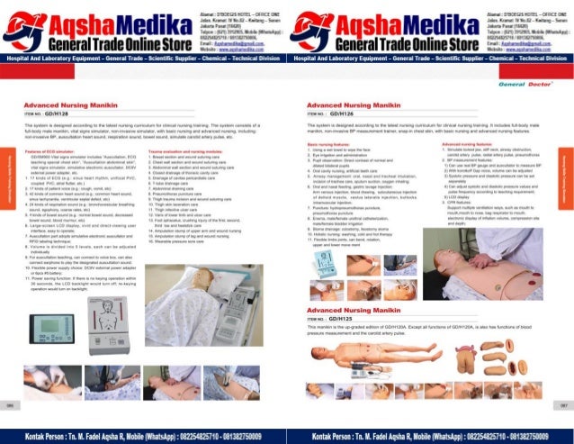 Phantom Alat Peraga Kesehatan General Doctor Product Catalog 2017-2018 – Hal.57
