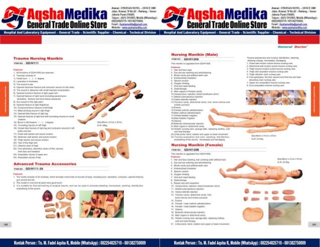 Phantom Alat Peraga Kesehatan General Doctor Product Catalog 2017-2018 – Hal.58