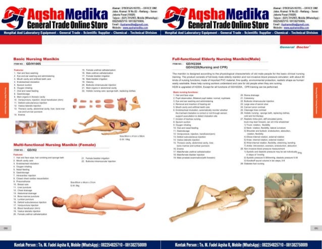 Phantom Alat Peraga Kesehatan General Doctor Product Catalog 2017-2018 – Hal.59