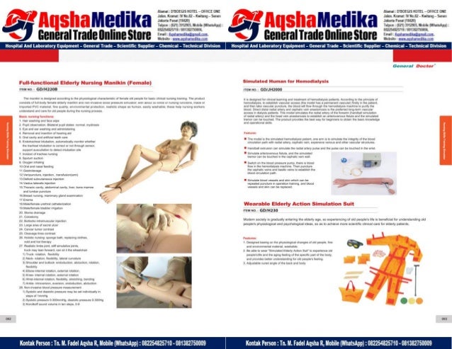 Phantom Alat Peraga Kesehatan General Doctor Product Catalog 2017-2018 – Hal.60