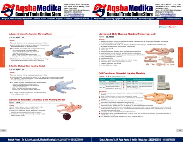 Phantom Alat Peraga Kesehatan General Doctor Product Catalog 2017-2018 – Hal.63