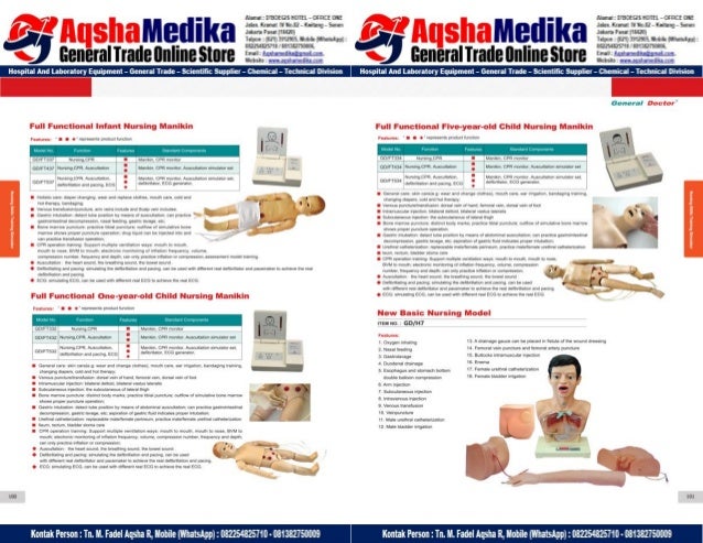 Phantom Alat Peraga Kesehatan General Doctor Product Catalog 2017-2018 – Hal.64
