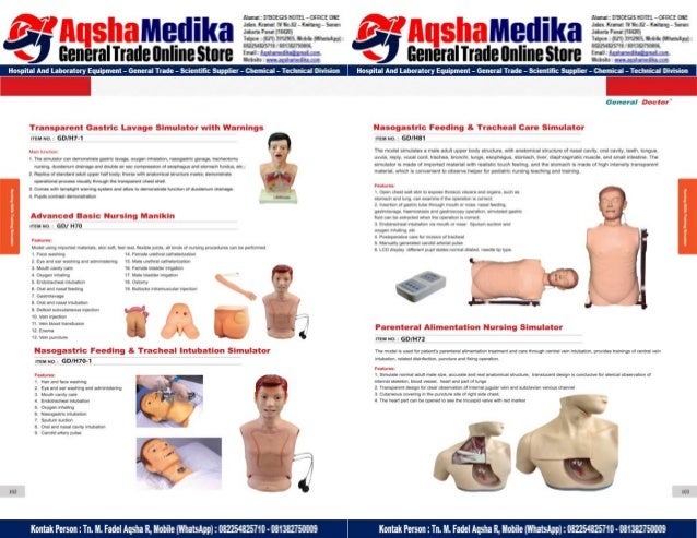 Phantom Alat Peraga Kesehatan General Doctor Product Catalog 2017-2018 – Hal.65