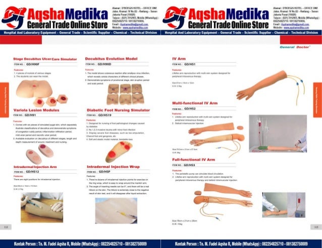 Phantom Alat Peraga Kesehatan General Doctor Product Catalog 2017-2018 – Hal.70