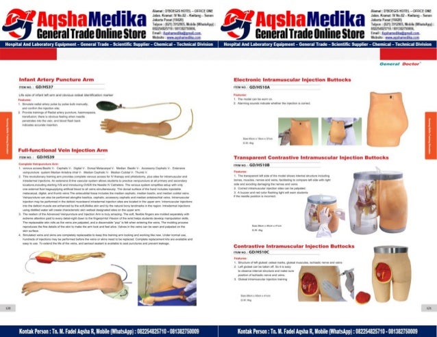 Phantom Alat Peraga Kesehatan General Doctor Product Catalog 2017-2018 – Hal.74