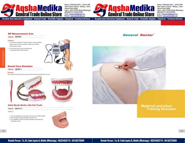 Phantom Alat Peraga Kesehatan General Doctor Product Catalog 2017-2018 – Hal.76