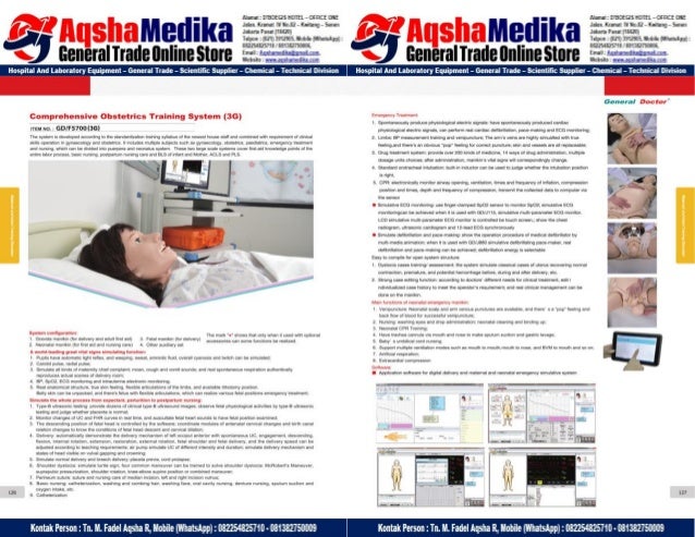 Phantom Alat Peraga Kesehatan General Doctor Product Catalog 2017-2018 – Hal.77