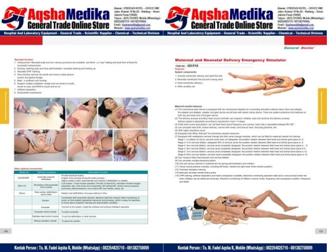 Phantom Alat Peraga Kesehatan General Doctor Product Catalog 2017-2018 – Hal.79