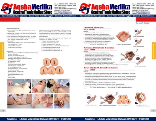 Phantom Alat Peraga Kesehatan General Doctor Product Catalog 2017-2018 – Hal.80