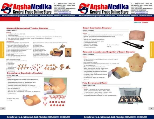 Phantom Alat Peraga Kesehatan General Doctor Product Catalog 2017-2018 – Hal.84