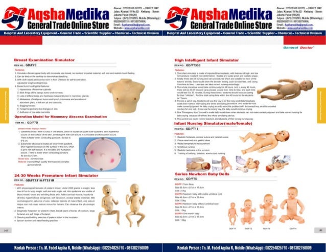 Phantom Alat Peraga Kesehatan General Doctor Product Catalog 2017-2018 – Hal.85