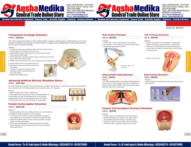 Phantom Alat Peraga Kesehatan General Doctor Product Catalog 2017-2018 – Hal.86