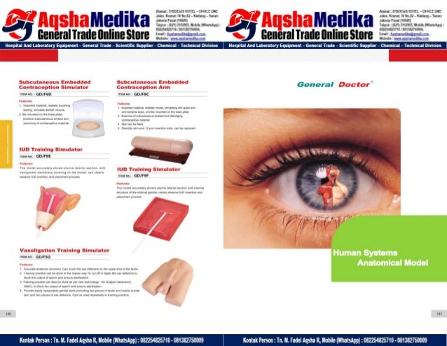 Phantom Alat Peraga Kesehatan General Doctor Product Catalog 2017-2018 – Hal.87