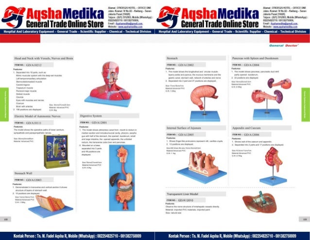 Phantom Alat Peraga Kesehatan General Doctor Product Catalog 2017-2018 – Hal.98