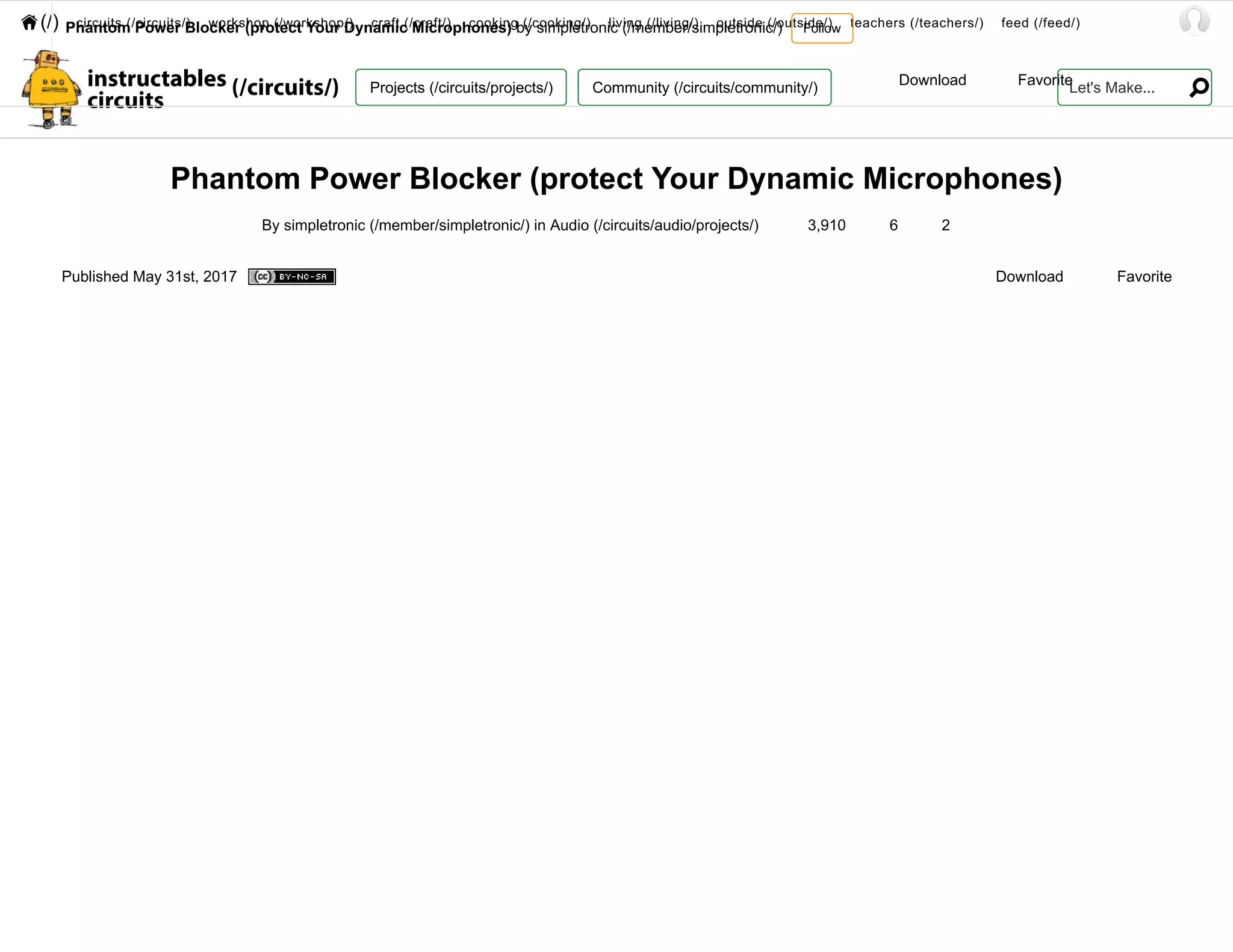 Phantom power blocker (protect your dynamic microphones) 5 steps PPT