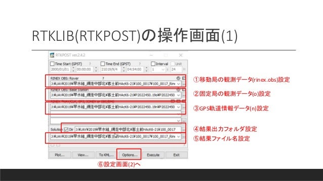 Phantom4 Rtkで 後処理キネマティック Ppk をする方法