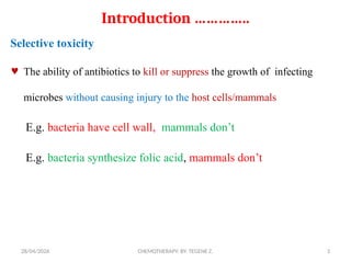 Comprehensive Overview of Chemotherapy and Antimicrobial Agents | PPTX