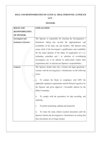 Clinical Research 5th year pharmD students Notes | PDF