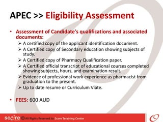 Foreign Licenses to practice for Pharmacists | PPSX