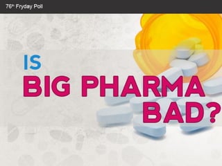 Is Big Pharma Bad?
