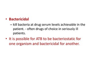 Pediatrics pharmacology: Antibiotics | PPTX