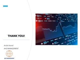 THANK YOU!
André Harrell
AH2 MANAGEMENT
 