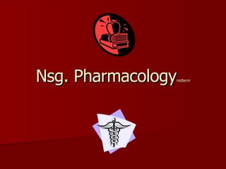 Nsg. Pharmacology midterm 