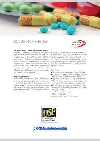 Pharmaceutical analysis From Metrohm | PDF